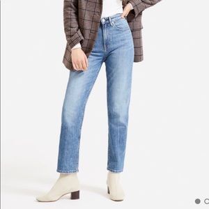 NWT Everlane High Rise Super Straight Ankle Jean